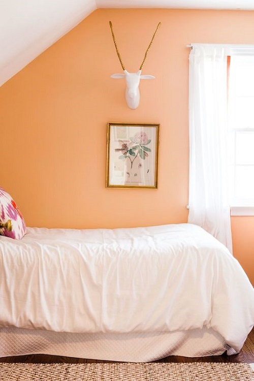 Trẻ hóa căn nhà với gam màu cam rực rỡ