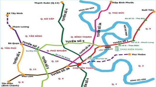 Tuyến metro số 5 Tp.HCM được đầu tư 41.607 tỷ đồng