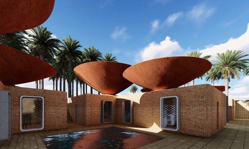 Chiêm ngưỡng thiết kế nhà mái lõm lưu trữ nước mưa