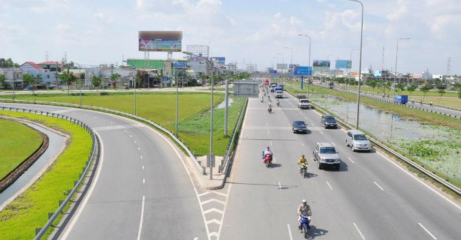 Giá đất dự án đường Võ Văn Kiệt đến cao tốc Tp.HCM - Trung Lương được điều chỉnh