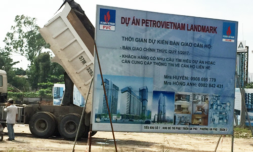 Dự án của PetroVietnam Landmark bị phong tỏa tài sản