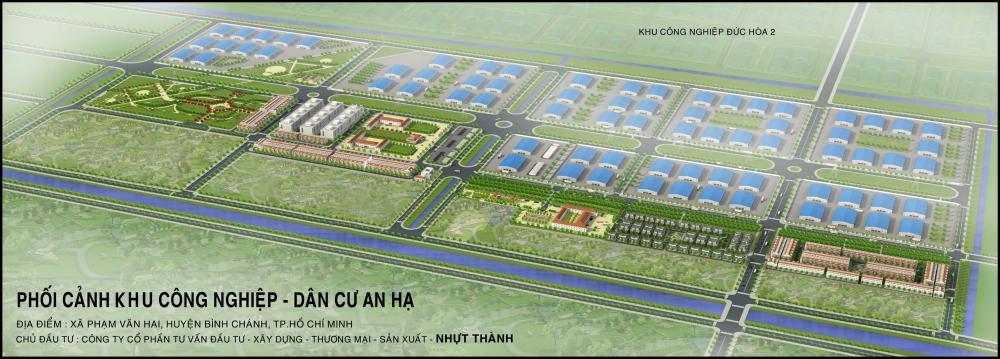 Quy hoạch nhà thấp tầng dành cho cán bộ, chiến sỹ Bộ Công an ở KDC - KCN An Hạ, Tp.HCM