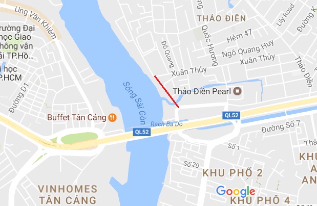 Tp.HCM: Hệ số K 83 lần cho đường nối đường Nguyễn Văn Hưởng đến Xa lộ Hà Nội