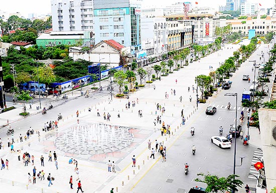Xây dựng khu phố đi bộ ở trung tâm TPHCM 221ha