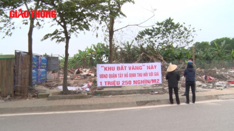 Dân phản đối vì thu hồi đất vàng giá 1,5 triệu đồng/mét vuông