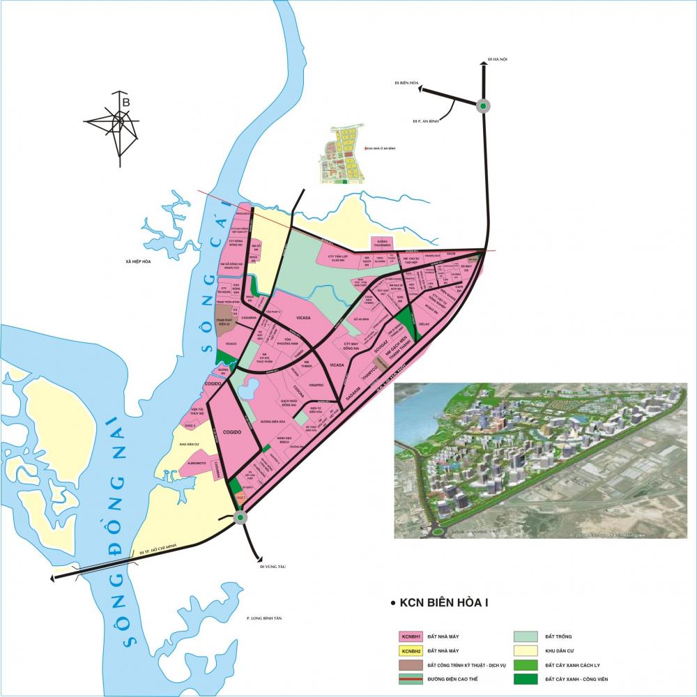 3 phương án chuyển đổi công năng KCN Biên Hòa 1 thành khu đô thị 324 ha