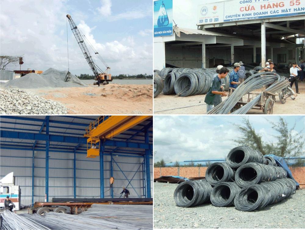 Một số mặt hàng vật liệu xây dựng giảm giá