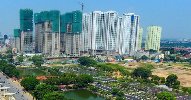 Thị trường căn hộ Hà Nội sụt giảm cả về nguồn cung và số căn bán được