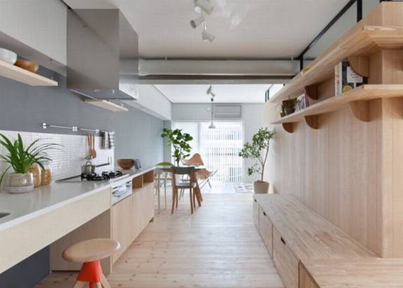 Phong cách nội thất tối giản trong căn hộ kiểu Nhật