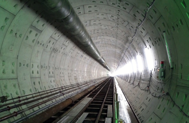 Hầm ngầm metro Sài Gòn dần hình thành sau 90 ngày thi công