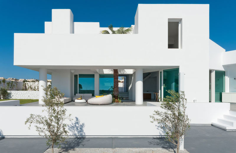 Mãn nhãn với ngôi nhà màu trắng tuyệt đẹp ở Hy Lạp
