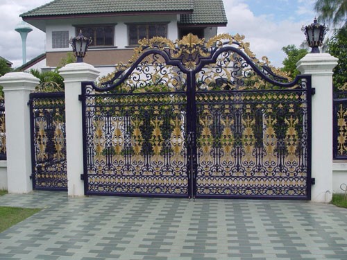 thiết kế cổng sắt