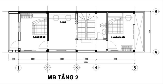 nhà ống 3 tầng