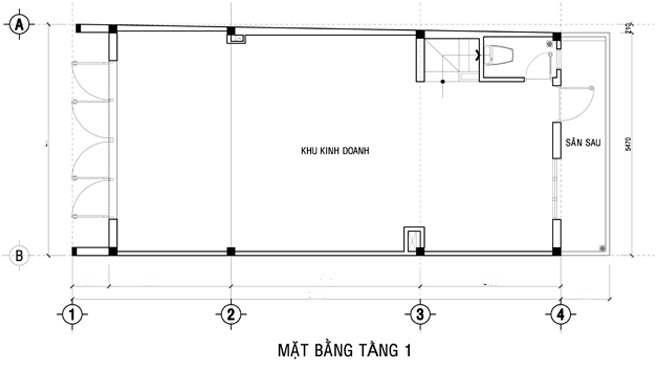 nhà phố 3 tầng