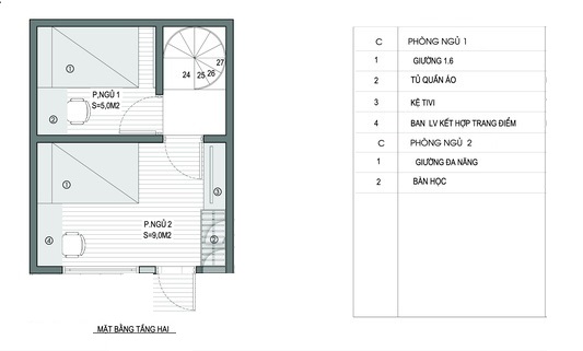 Thiết kế nhà ống 2 tầng hiện đại: Với thiết kế hiện đại, tối ưu hóa không gian và mang đến những tiện nghi đầy đủ, ngôi nhà ống 2 tầng này là một lựa chọn hoàn hảo cho cuộc sống đô thị sôi động. Hãy để bức ảnh này lôi cuốn bạn vào không gian sống tiện nghi và đầy chất lượng.