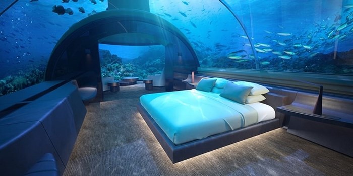 Hiện thực hóa giấc mơ ngủ cùng cá với biệt thự dưới biển