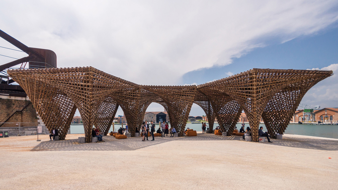Công trình tre độc đáo của Việt Nam tham dự triển lãm kiến trúc ở Italy