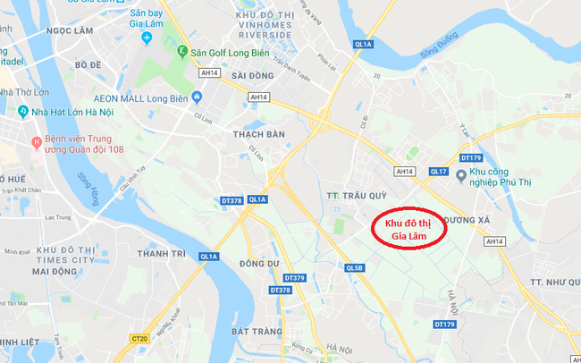 Hà Nội duyệt quy hoạch Khu đô thị Gia Lâm rộng 420 ha