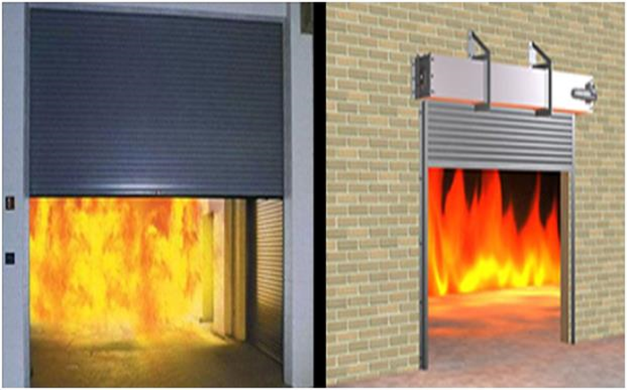 Cửa cuốn chống cháy dành cho các khu vực có nguy cơ cháy nổ cao và nơi dễ trở thành hàng lang lửa.