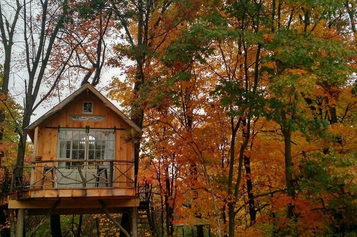 Tọa lạc ở thung lũng Hudson tuyệt đẹp, ngôi nhà trên cây mang đến cho bạn những phút giây thư giãn lý tưởng, tránh xa chốn phố thị xô bồ.