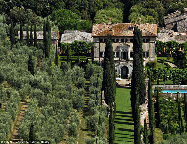 biệt thự hơn 300 năm tuổi ở Ý