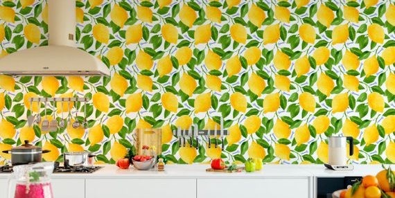 Trang trí phòng bếp với những mẫu giấy dán tường tuyệt đẹp