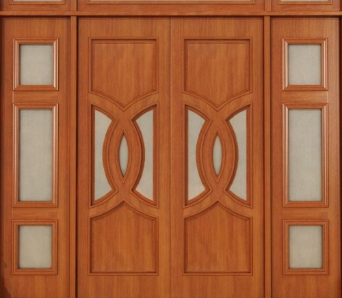 thiết kế độc đáo của cửa gỗ 4 cánh