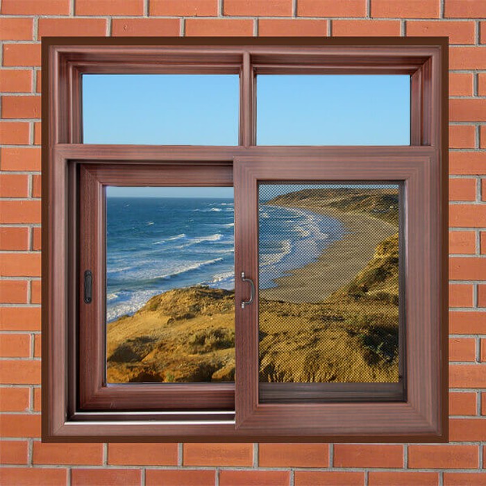 cửa sổ trượt khung gỗ