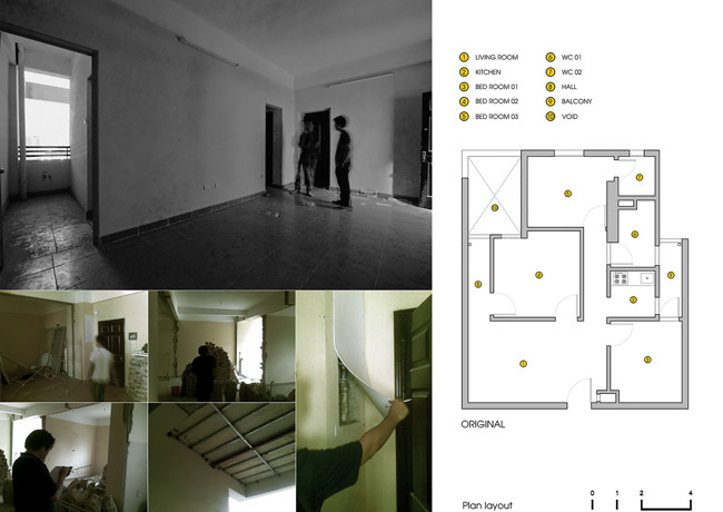 Hình ảnh quá trình thi công nội thất căn hộ 83m2