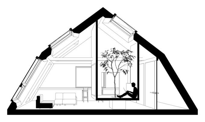 Bản vẽ mặt đứng của căn hộ