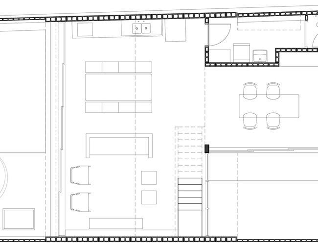 Bản vẽ thiết kế tổng quan nội thất nhà gạch 2 tầng