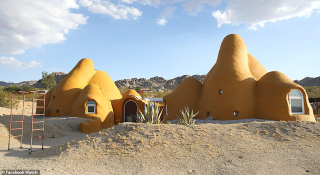 ngôi nhà có mái vòm bằng cát