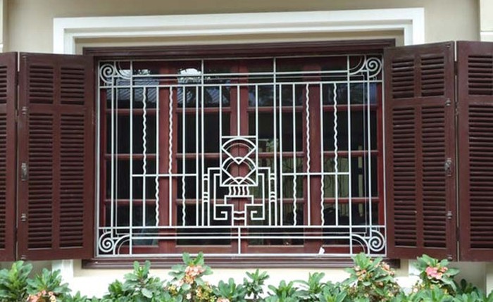 Mẫu song cửa sổ với thiết kế theo kiểu truyền thống 