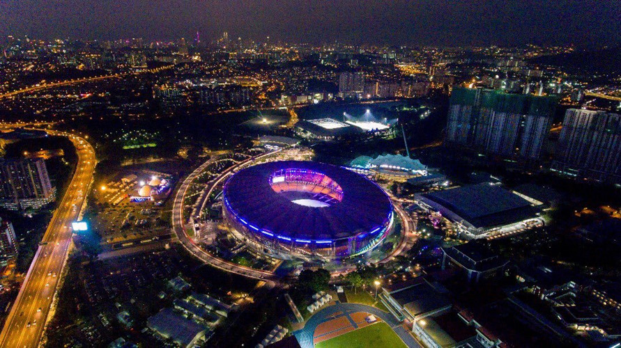 sân vận động Bukit Jalil vô cùng nổi bật