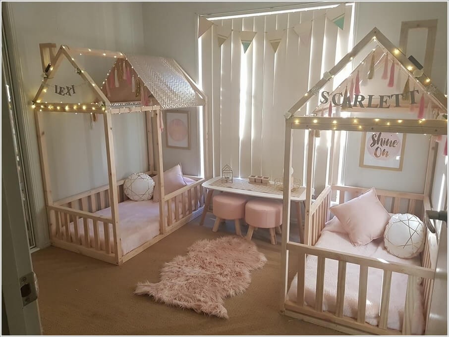 10 mẫu phòng ngủ cho hai bé sinh đôi đẹp như tranh vẽ