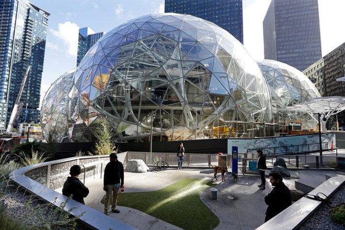 Văn phòng làm việc mới của "gã khổng lồ" công nghệ Amazon 