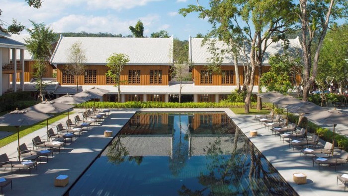 khách sạn phong cách cổ điển ở Lào