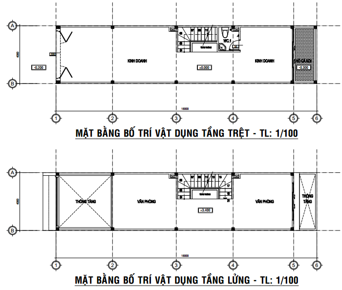 tầng trệt và tầng lửng