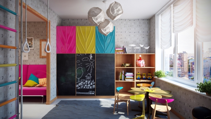 Loạt phòng ngủ cho trẻ có thiết kế ấn tượng, ngập tràn màu sắc