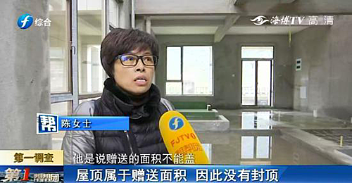 cô Chen trao đổi với báo chí về biệt thự "hói"