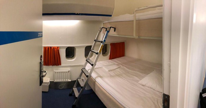 Khách sạn độc đáo cải tạo từ máy bay 
