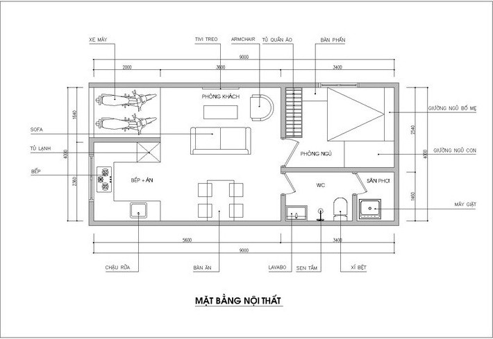 Top 50 mẫu thiết kế nhà cấp 4 4x9m đẹp nhất