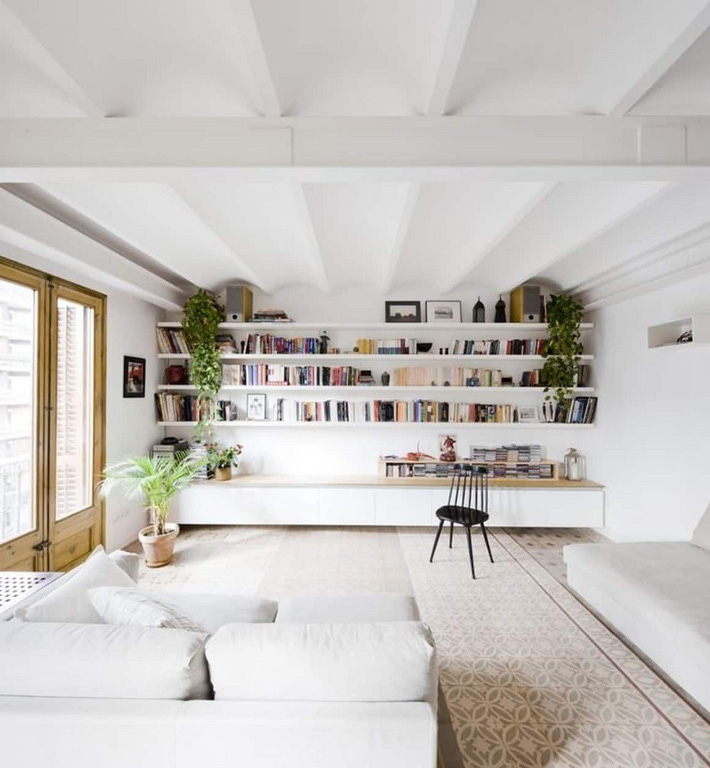 17 minh chứng khẳng định nội thất màu trắng là lựa chọn thông minh dành cho phòng khách