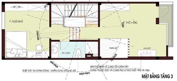 mặt bằng tầng 3