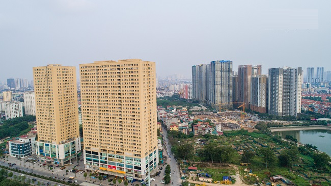 tòa chung cư cao tầng Hà Nội
