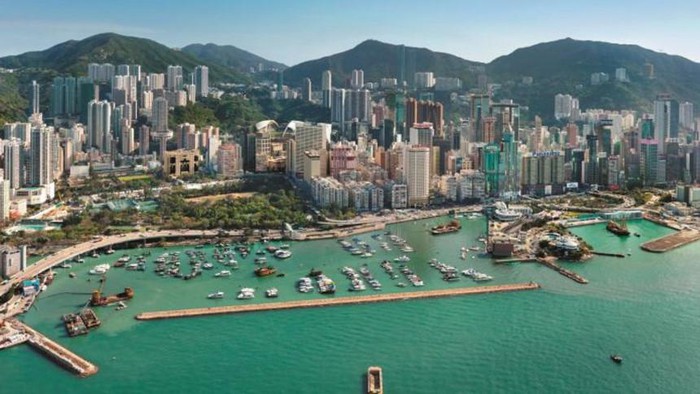 địa thế phong thủy tốt của Hồng Kông