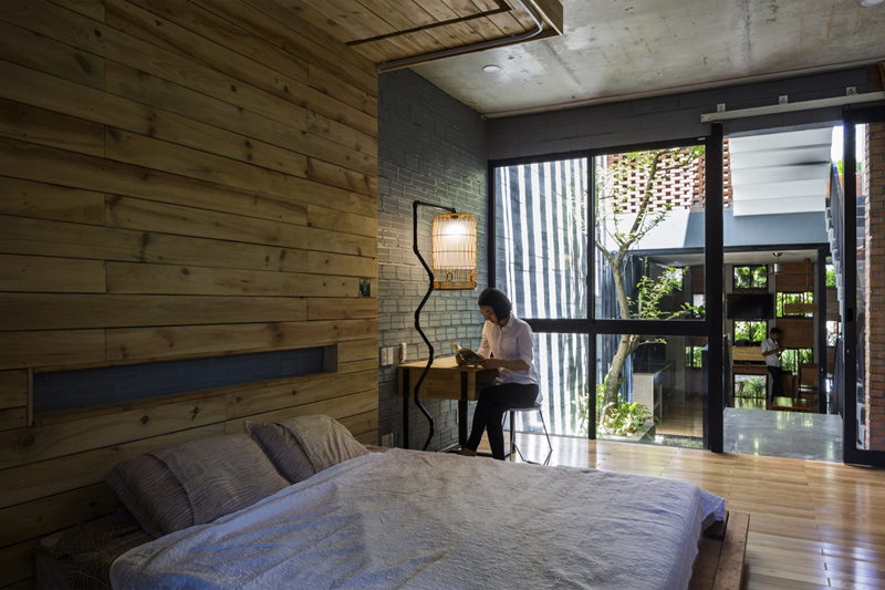 Không gian nghỉ dưỡng xanh mát trong ngôi nhà Đà Nẵng