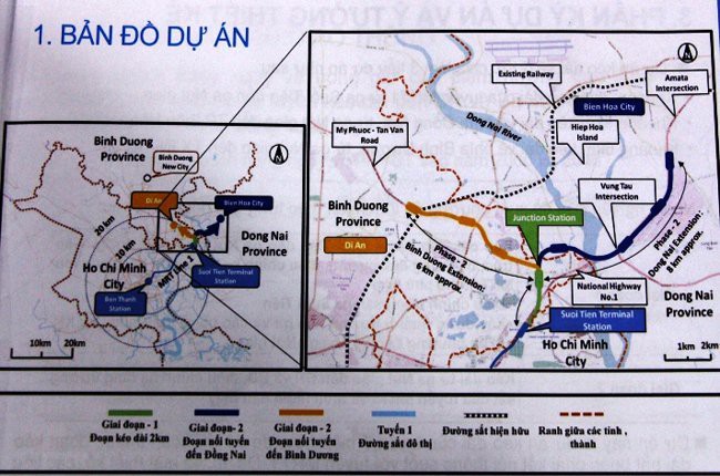 Tái khởi động dự án nối dài tuyến metro số 1 từ TP.HCM tới Bình Dương, Đồng Nai