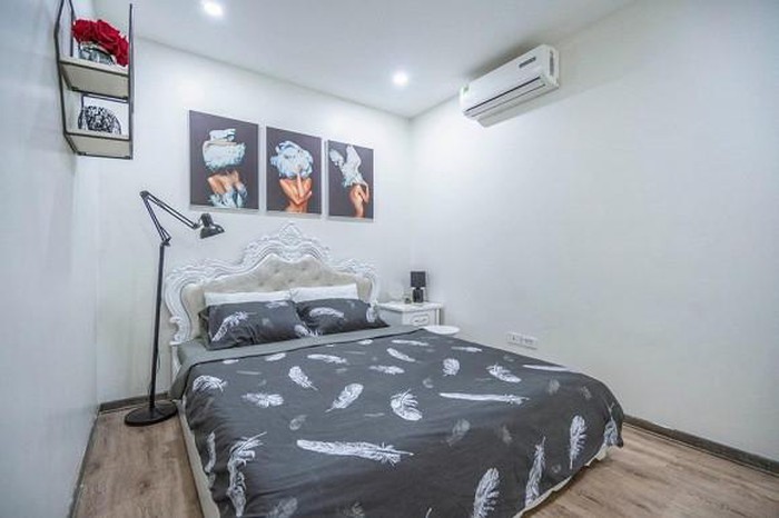 phòng ngủ trong căn hộ của Diễm Hương