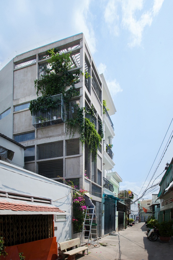 nhà phố thoáng sáng ở Sài Gòn